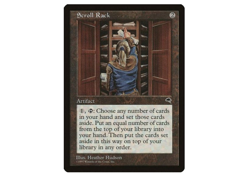 Scroll Rack Magic: The Gathering TCG Tempest Rare #298 (Ungraded)