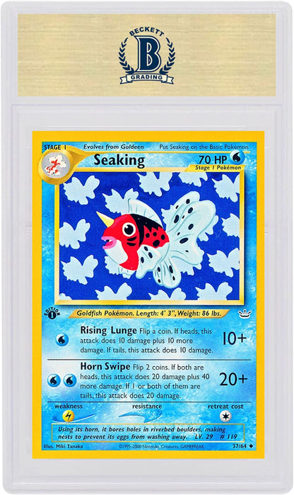 Seaking 2001 Pokemon TCG Neo Revelation 1st Edition #37/64 (PSA or BGS Graded)