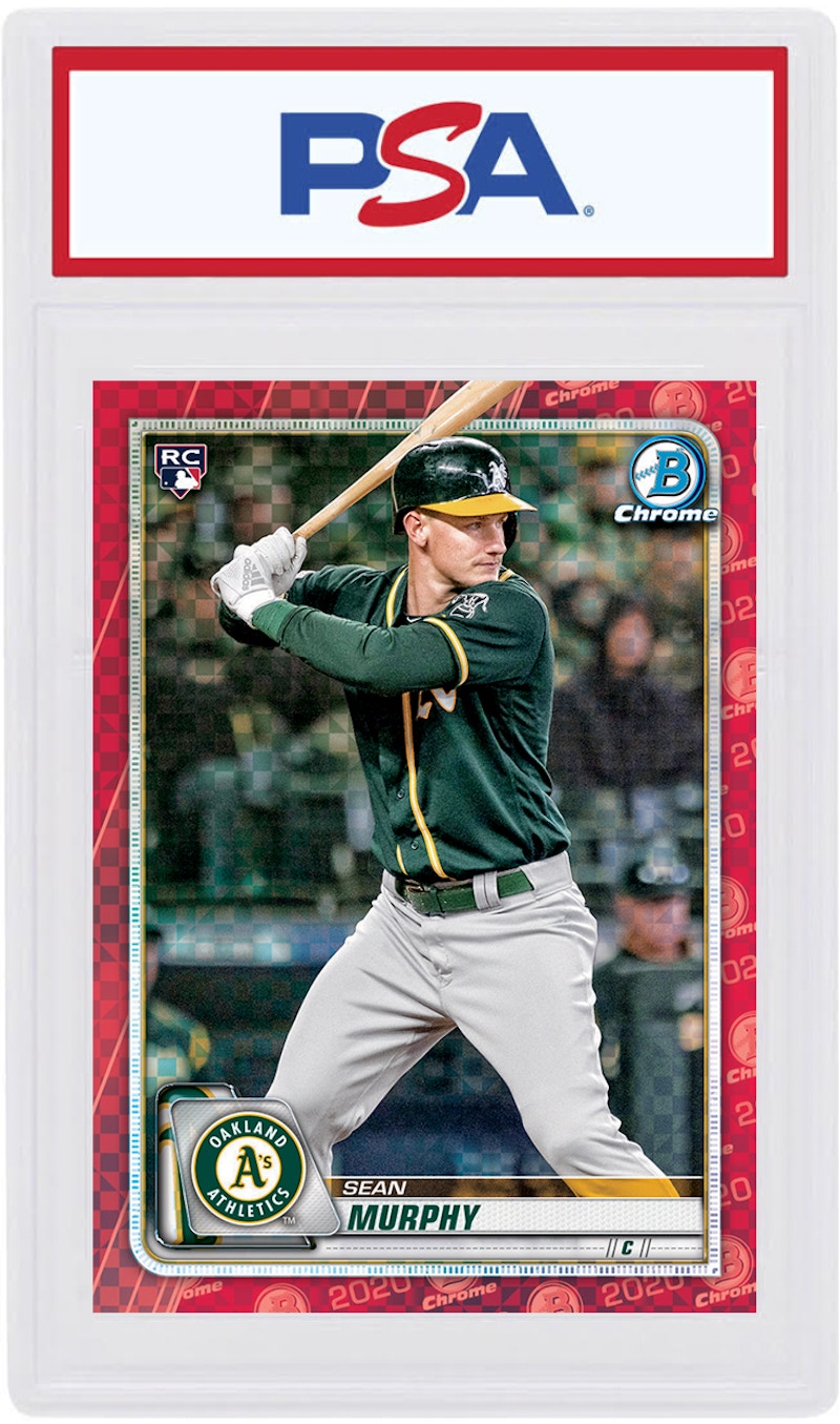 Sean Murphy 2020 Bowman Chrome X Rookie Red X-Fractor 1/1 #87 (PSA or BGS Graded)