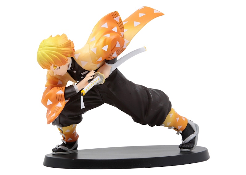 SEGA Demon Slayer Kimetsu No Yaiba Agatsuma Zenitsu SPM Action Figure Black & Orange