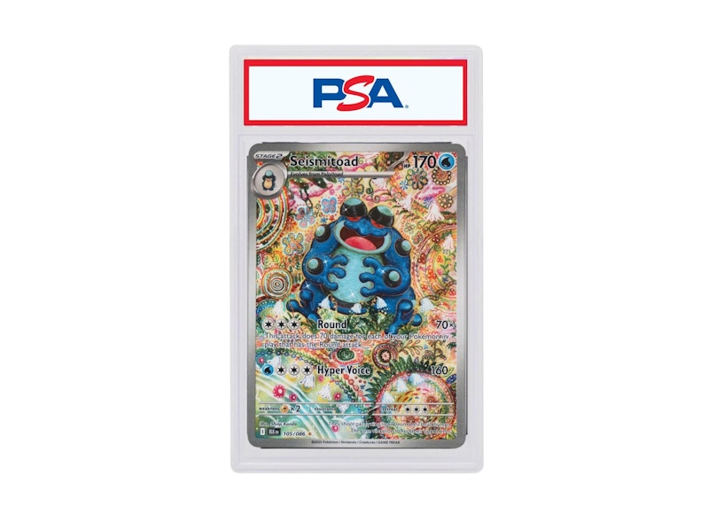 Seismitoad 2025 Pokémon BLK Illustration Rare #105/086 (PSA or BGS Graded)