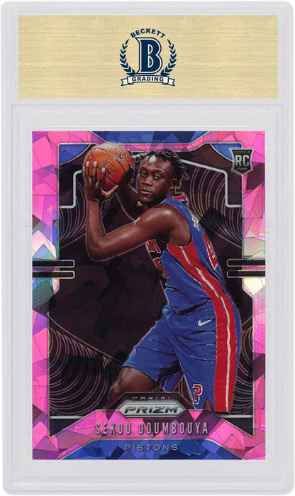Sekou Doumbouya 2019 Panini Prizm Rookie Pink Ice #261 (PSA or BGS Graded)