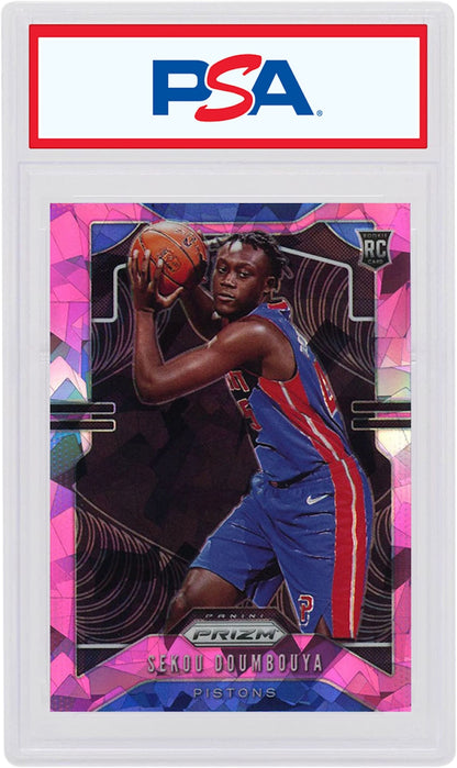 Sekou Doumbouya 2019 Panini Prizm Rookie Pink Ice #261 (PSA or BGS Graded)
