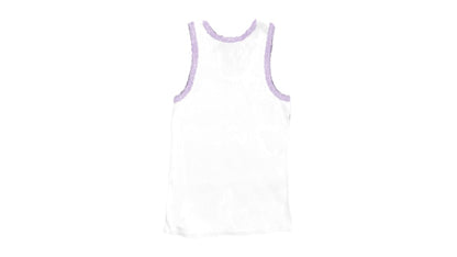 Selena Gomez Barney x Selena Rainbow Tank Top White