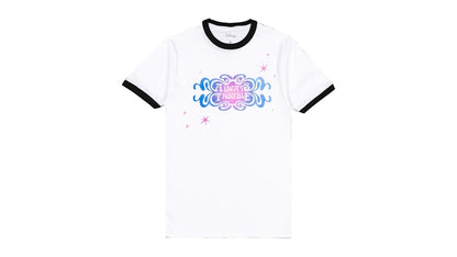 Selena Gomez Wizards Of Waverly Place x Selena Gomez "Always Trouble" Ringer Tee White