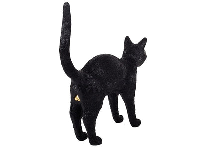 Seletti Jobby The Cat Lamp Black