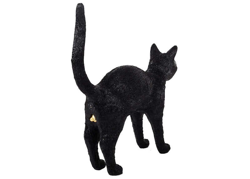 Seletti Jobby The Cat Lamp Black