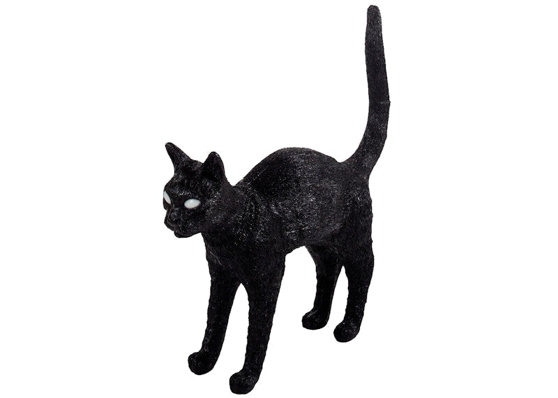 Seletti Jobby The Cat Lamp Black
