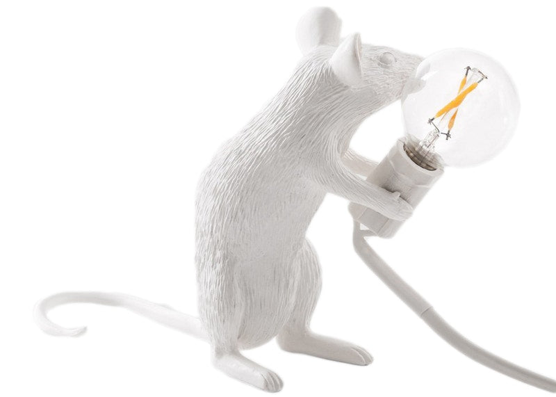Seletti Mouse Lamp (Sitting Version) White