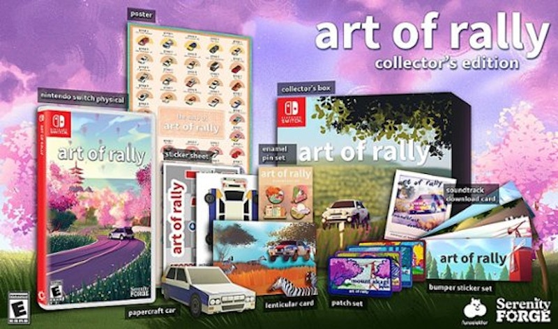 Serenity Forge Nintendo Switch art of rally Collector's Edition Video Game Bundle