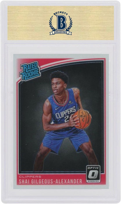 Shai Gilgeous-Alexander 2018 Panini Donruss Optic Rookie #162 (PSA or BGS Graded)