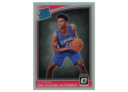 Shai Gilgeous-Alexander 2018 Panini Donruss Optic Rookie Holo #162 (Ungraded)