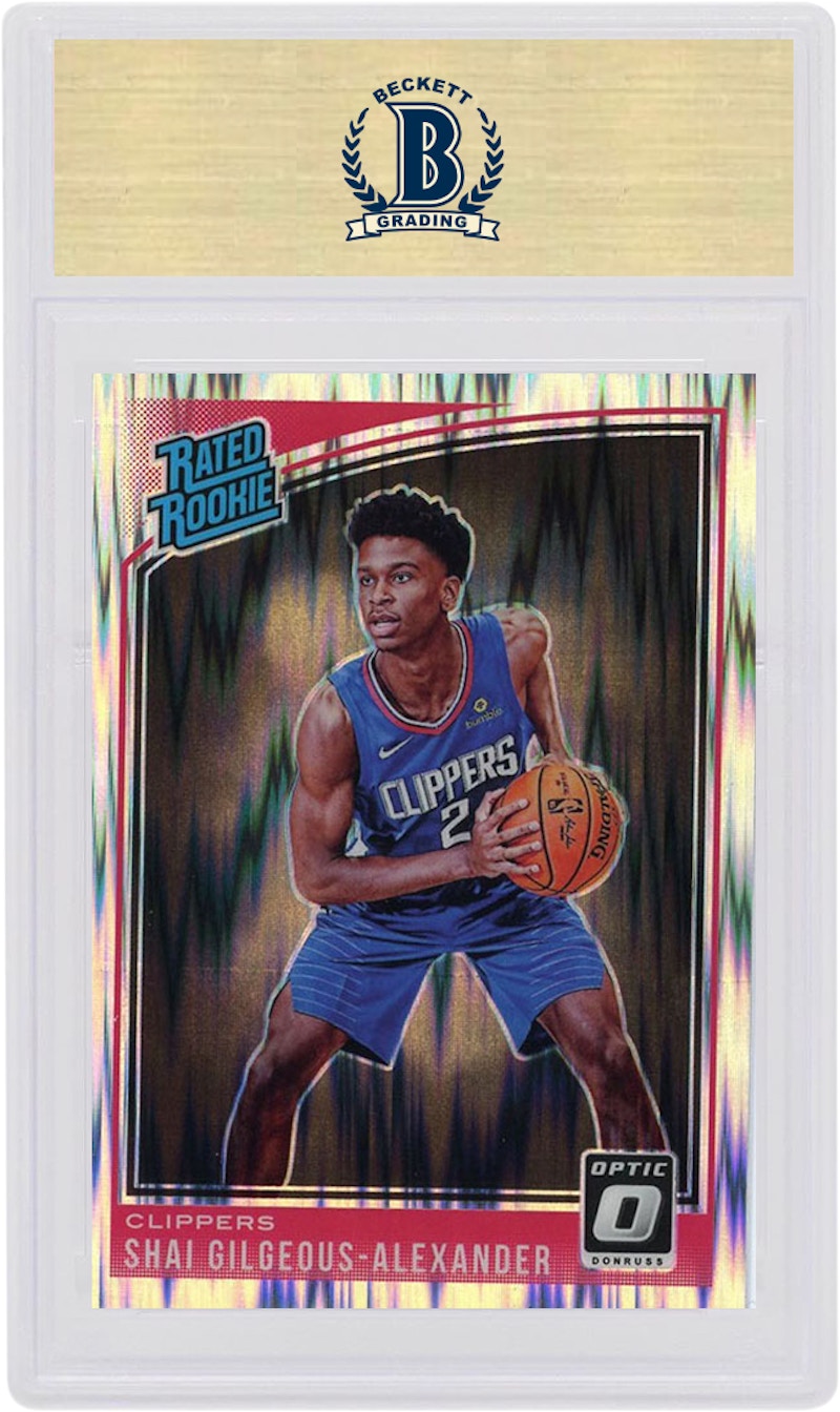 Shai Gilgeous-Alexander 2018 Panini Donruss Optic Rookie Shock #162