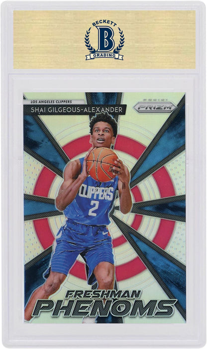 Shai Gilgeous-Alexander 2018 Panini Prizm Rookie Freshman Phenoms Silver #15 (PSA or BGS Graded)