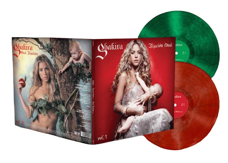 Shakira Oral Fixation 2XLP Vinyl Green and Red