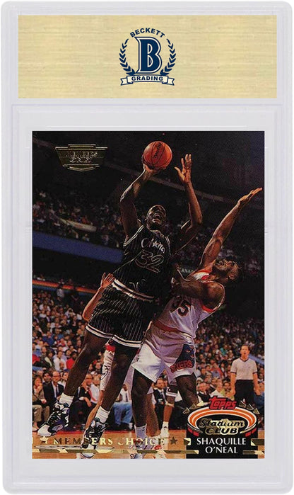 Shaquille O'Neal 1992 Topps Stadium Club Rookie Members Only #201 (PSA or BGS Graded)