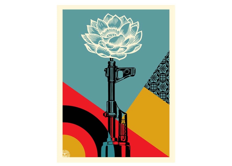 Shepard Fairey AK-47 Lotus Print (Signed, Edition of 550)