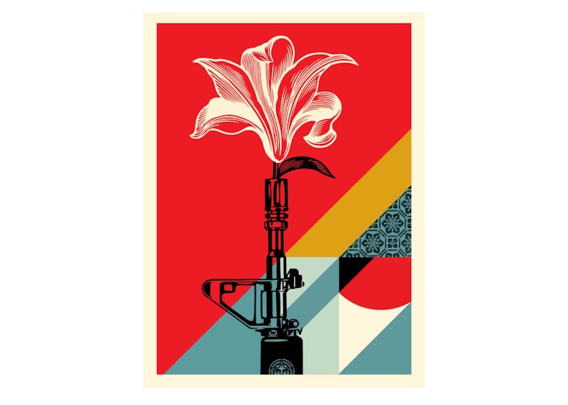 Shepard Fairey AR-15 Lily Print (Signed, Edition of 550)