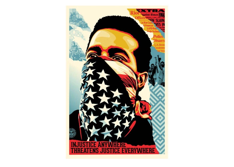 Shepard Fairey American Rage Print (Signed, Open Edition)