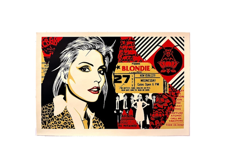 Shepard Fairey Blondie and Bowery Print (Signed, Edition of 199)