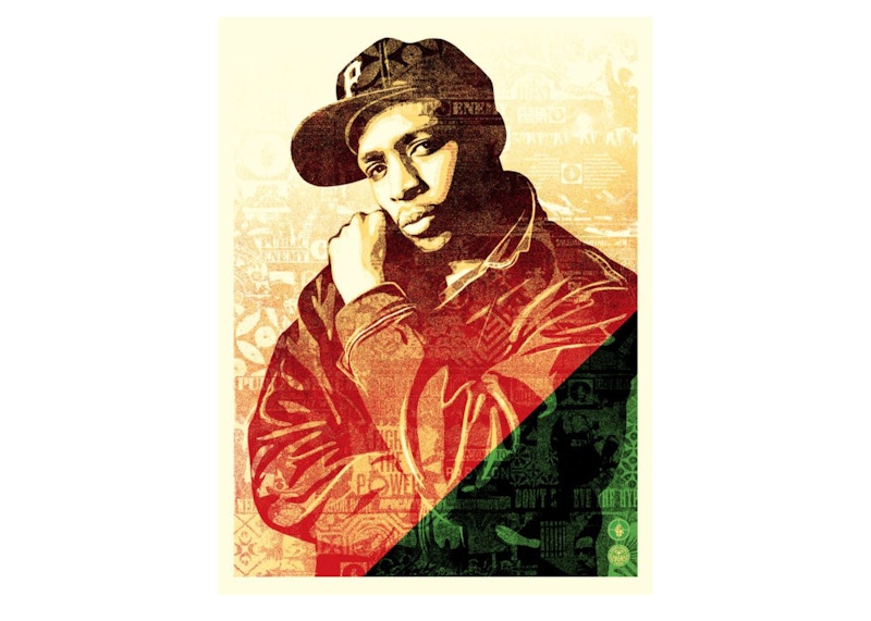 Shepard Fairey Chuck D Collage Print (Signed, Edition of 450)