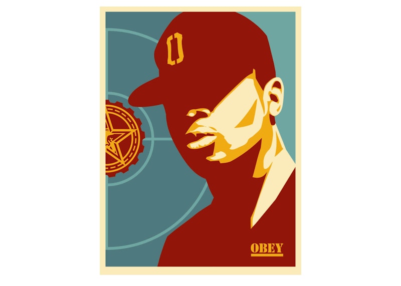 Shepard Fairey Chuck D Fight The Power Print (Signed, Edition of 500)