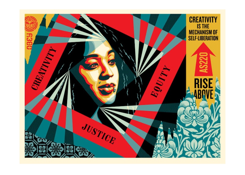 Shepard Fairey Creativity, Equity, Justice Print (Signed, Edition of 450)