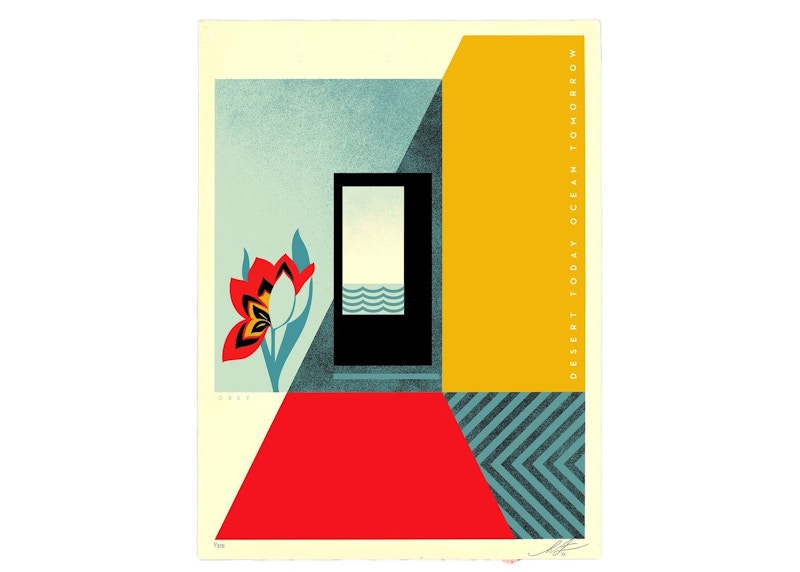 Shepard Fairey Desert Today Ocean Tomorrow Print (Signed, Edition of 375)