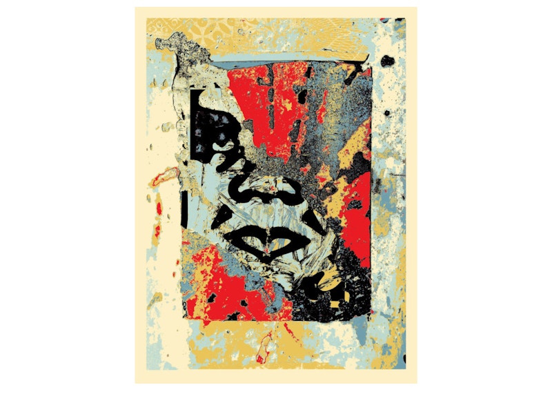 Shepard Fairey Enhanced Disengration Print Red (Signed, Edition of 350)