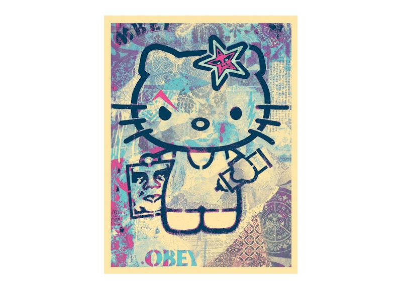 Shepard Fairey Hello Kitty Print (Signed, Edition of 500)