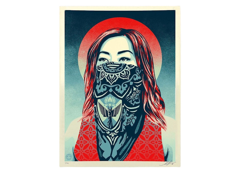 Shepard Fairey Just Angels Rising (Signed, Edition of 450)