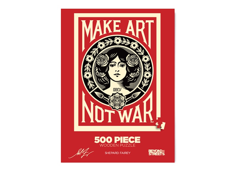 Shepard Fairey Make Art Not War Series 1 Puzzle