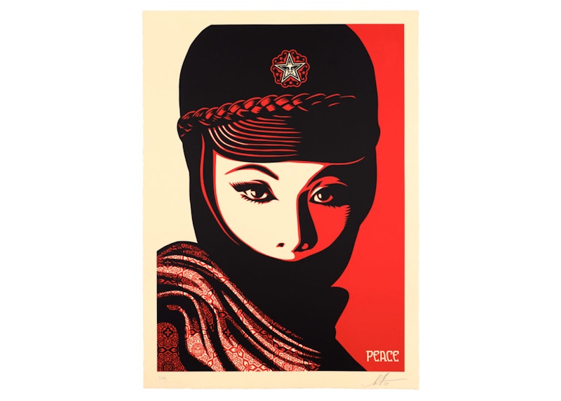 Shepard Fairey Mujer Fatale Print (Signed, Edition of 89)