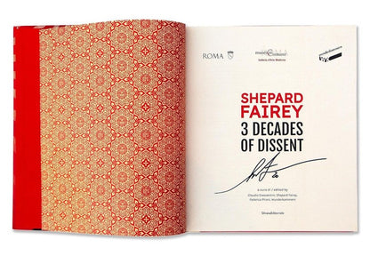 Shepard Fairey Obey 3 Decades of Dissent Signed 1st Edition Hardcover Book