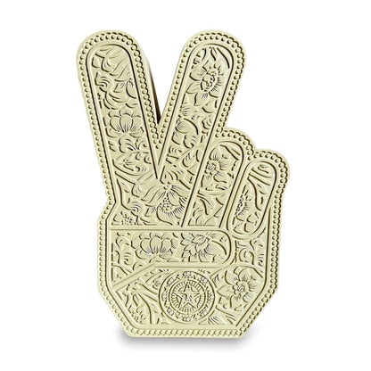 Shepard Fairey Peace Finger Sculpture