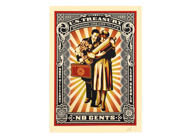 Shepard Fairey Proud Parents Print (Signed, Edition of 89)