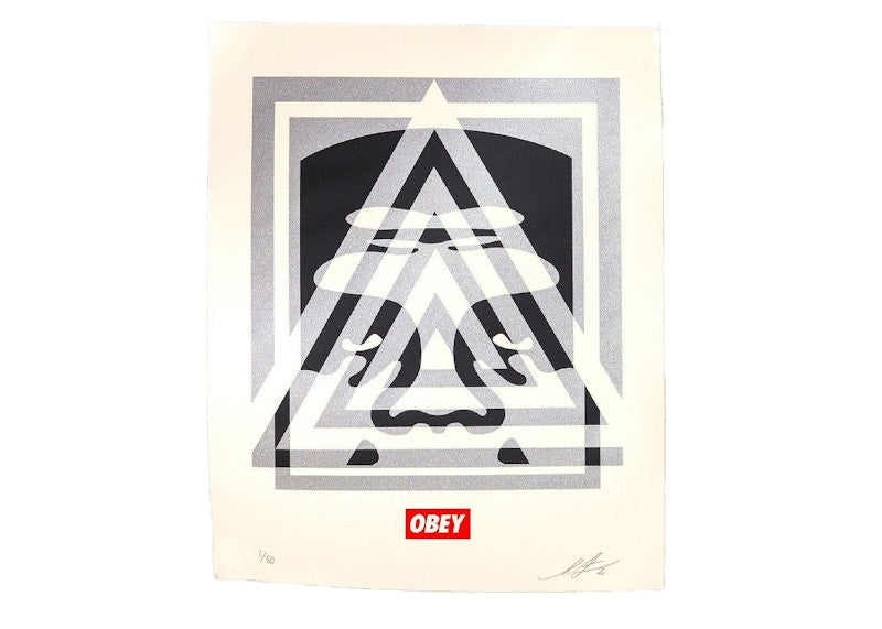 Shepard Fairey Pyramid Top Icon Print (Signed, Edition of 50)