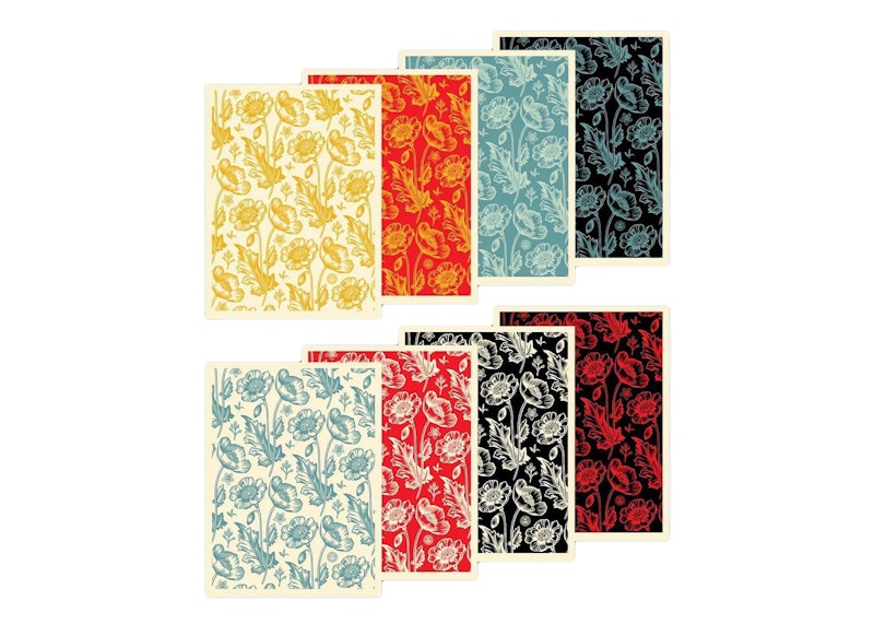 Shepard Fairey Sedation in Bloom Print Set (Signed, Edition of 150) Multi