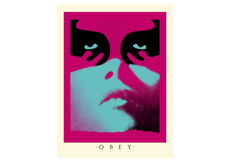 Shepard Fairey Shadowplay Print Blue (Signed, Edition of 350)