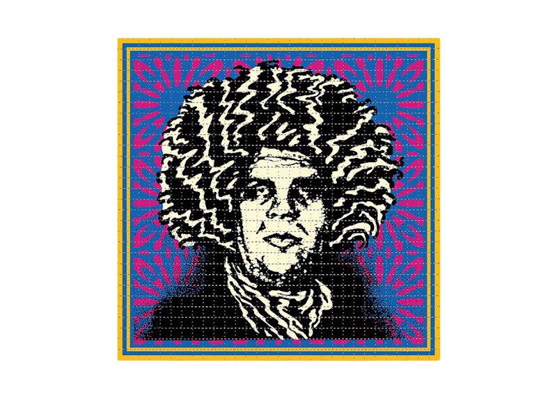 Shepard Fairey x John Van Hamersveld Psychedelic Andre ‘92 Obey Giant Blotter Variant Print (Signed, Edition of 419)