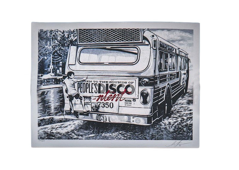 Shepard Fairey x Martha Cooper People's Discontent Print (Signed, Edition of 550)