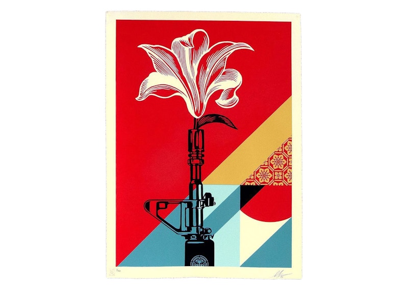 Shepard Fairey x Obey AR-15 Lily Large Print (Signed, Edition of 100)