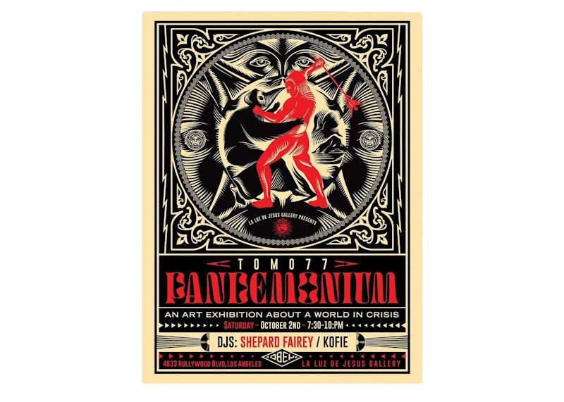 Shepard Fairey x Tomo77 Pandemonium Print (Signed, Edition of 300)