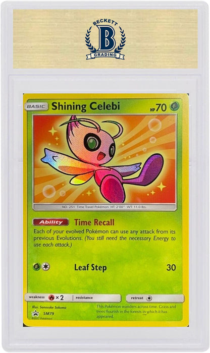 Shining Celebi 2017 Pokemon TCG Sun & Moon Black Star Promo #SM79 (PSA or BGS Graded)