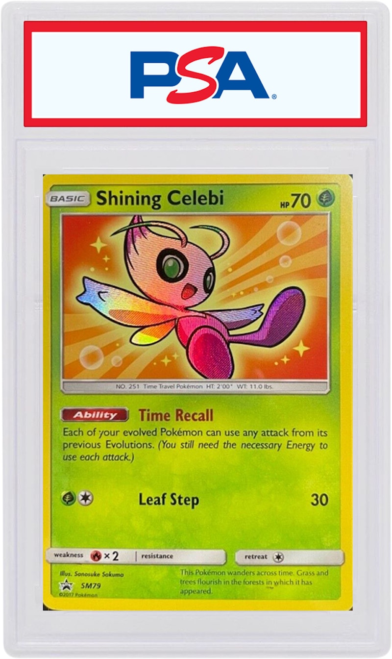 Shining Celebi 2017 Pokemon TCG Sun & Moon Black Star Promo #SM79 (PSA or BGS Graded)
