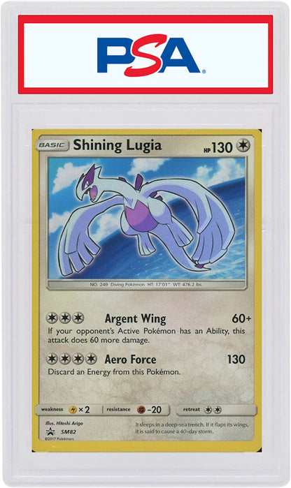 Shining Lugia 2017 Pokemon TCG Sun & Moon Black Star Promo #SM82 (PSA or BGS Graded)