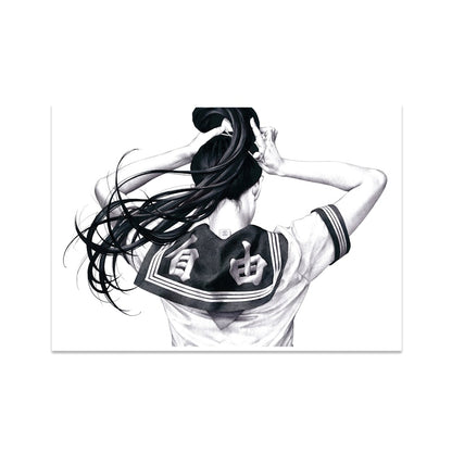 Shohei Whirlwind Poster Black Grey