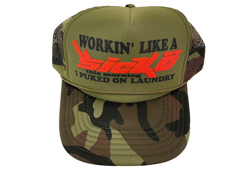 Sicko Laundry Trucker Hat Camo