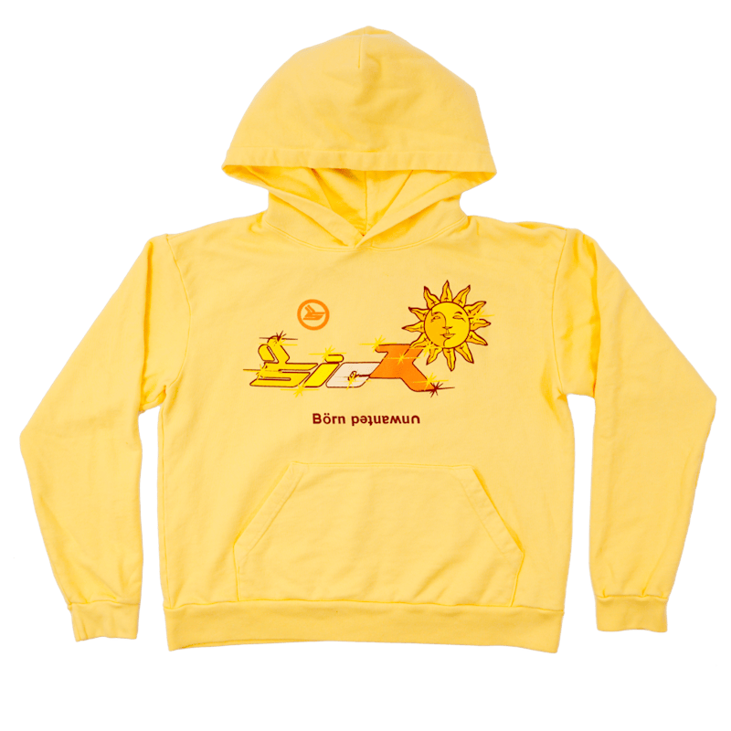 Sicko Luke.Wav Hoodie Yellow (White C)