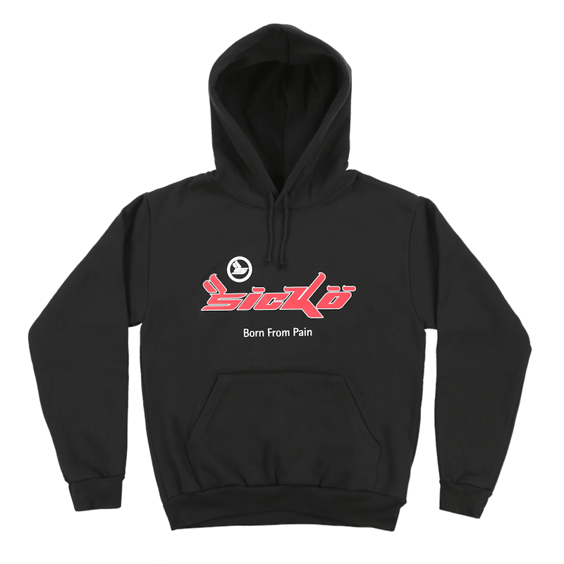Sicko Pain Hoodie Black